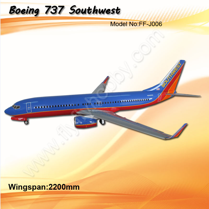 Boeing 737 Southwest+Electric gear rubber wheels+brake